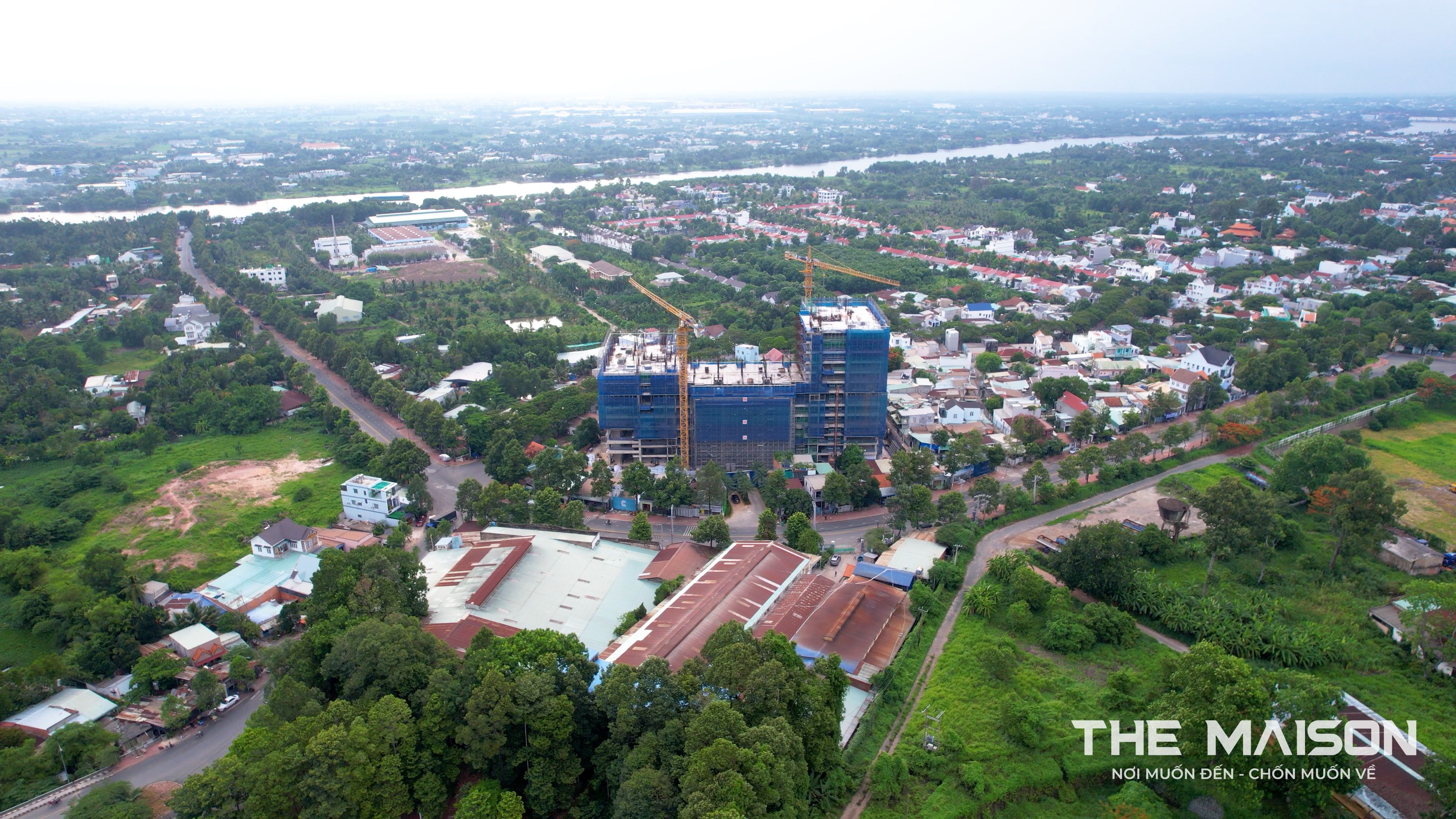 tiến độ thi công the maison